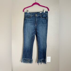 Pistola Fringe Hem Jeans